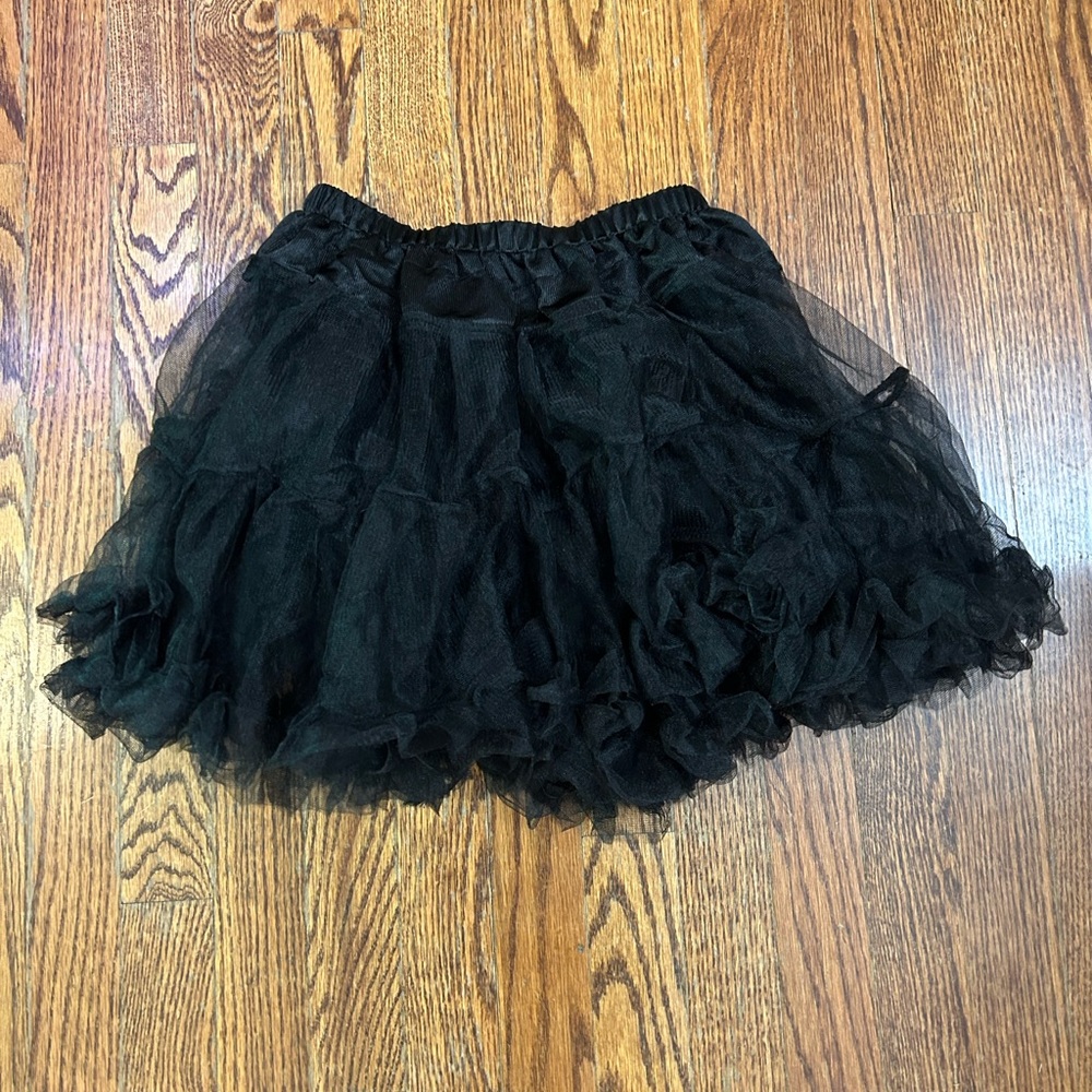 Black tulle petticoat